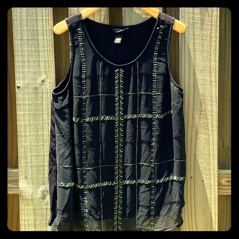 Lane Bryant Beaded Tunic Tank Top